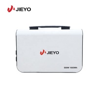 Station d'alimentation portable JieYo 500W 1005Wh LiFePO4 avec onduleur bidirectionnel et BMS, 5000 cycles, pour secours d'urgence et travaux extérieurs