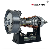 Modèle de jouet en PVC et ABS du moteur turbofan TR900 de Rolls-Royce, 25 cm, thème film et télévision, dès 14 ans