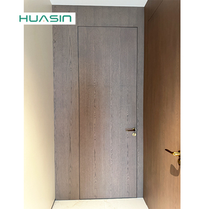 Portes en bois massif Huasin 2025 de haute qualité, <span class=keywords><strong>prix</strong></span> d'usine personnalisé, pour les constructeurs, les développeurs, les architectes du monde entier, entrée, salle de bain, couloir - Product Image 5