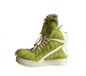 2026 Premium Unisex Real Leather Sneakers Fur Lined <strong>Winter</strong> Warm Casual Walking Shoes Lace-up Men <strong>Women</strong> High-Grade Sport <strong>Trainers</strong> - Product Image 1