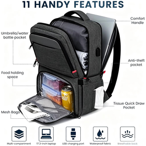 Nouveau sac à dos isotherme grande capacité en tissu Oxford, imperméable, avec PEVA, pour pique-nique, camping et conservation des aliments, sac glacière - Product Image 2