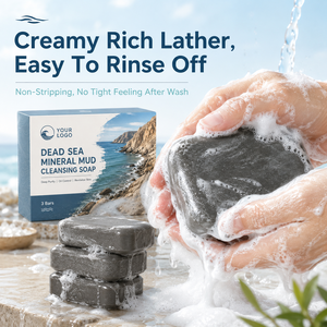 Professional Body Cleansing Deep Pore Purifying Oil Control Care Improve Rough Skin Whole Body Use Natural Dead Sea Mud <b>Soap</b> - Product Image 4