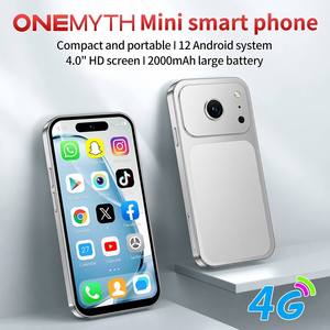 โทรศัพท์มือถือ A18 Pro 4G รุ่นใหม่ ONEMYTH ระบบปฏิบัติการ Android 12 รองรับซิมคู่ หน่วยความจำ 2GB+16GB หน้าจอ 4 นิ้ว แบตเตอรี่ 2000mAh สมาร์ทโฟนขนาดเล็ก 4G รุ่น Global - Product Image 2