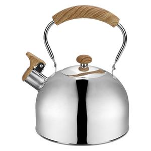 Nuovo 2,5l in acciaio inox fischiante tè <span class=keywords><strong>teiera</strong></span> <span class=keywords><strong>per</strong></span> uso alimentare <span class=keywords><strong>per</strong></span> rendere il tè acqua di ebollizione compatibile stufe a Gas fornelli a <span class=keywords><strong>induzione</strong></span> - Product Image 3