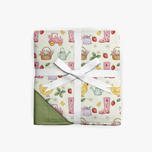 Coperta Pesante per Neonati con Stampa Cartoon, Reversibile a Doppio Lato in Viscosa di Bambù, Coperta per Passeggino e Pisolino - Product Image 4