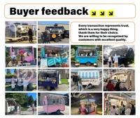 Nouvelle Grande Camionnette Alimentaire Personnalisée en Acier, Remorque de Cuisine Mobile Tendance avec Cuisine Complète, Garantie 12 Mois pour Parcs et Aires de Jeux