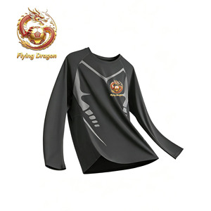 Fabricant de maillots de football à manches courtes personnalisés de haute qualité, impression par transfert thermique, séchage rapide, vente en gros - Product Image 1