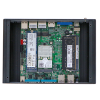 PC industriel sans ventilateur N5095 I5 4200U, double LAN, 2 COM, VGA, TPM2.0, ordinateur embarqué robuste, mini-boîtier pour l'automatisation industrielle