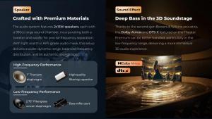 โปรเจคเตอร์เลเซอร์ 4K ระยะฉายสั้นพิเศษ Hottes Formovie Thteaer Premium Ultra Short Throw ความสว่าง 2200 ISO Lumens พร้อม MEMC, ALLM, 3D, ระบบสมาร์ททีวี Google TV และเทคโนโลยี DLP - Product Image 5