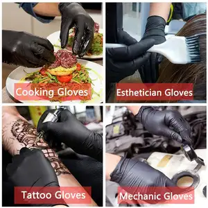 Sarung tangan nitril sekali pakai bubuk bebas kualitas tinggi sarung tangan tato Kecantikan sarung tangan nitril sekali pakai produsen