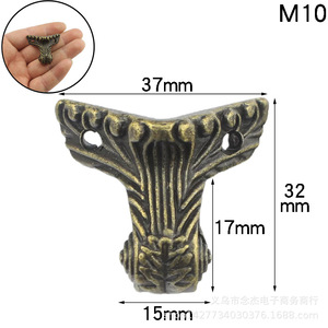 Furniture Leg Zinc Alloy M10 Cabinet Base Traditional Style Easy Installation - Product Image 2