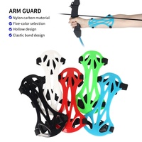 Protège-bras de tir à l'arc STARCN en nylon et carbone, 15g, ultra-léger, respirant, réglable, pour tir à l'arc recurve/chasse