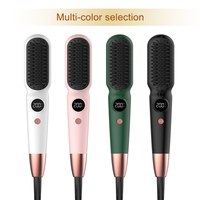 Brosse lissante à cheveux au plasma professionnelle, anti-brûlure et chauffe rapidement, fer à lisser pour cheveux, produit de beauté de qualité salon, stocks américains