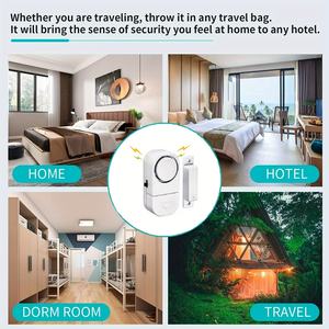 อุปกรณ์กันขโมยแม่เหล็กสำหรับหน้าต่างและประตู  แบบขายส่ง  วัสดุพลาสติก พร้อมเซ็นเซอร์เตือนภัย สำหรับของใช้ในบ้าน - Product Image 5