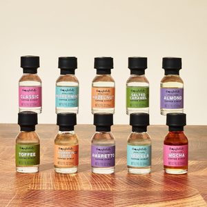Coffret Cadeau de Sirops de Café Gourmands de Luxe avec Saveurs <span class=keywords><strong>Caramel</strong></span> Salé, Vanille, Mocha, <span class=keywords><strong>Noisette</strong></span>, Épices de Citrouille et 10 Autres - Product Image 3