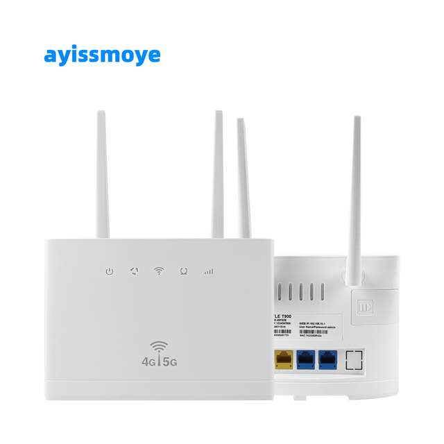 Outdoor 4G Wireless WiFi Modem Router with 300Mbps Range Extender Sim Card Slot Cellular Network Access for Remote Areas