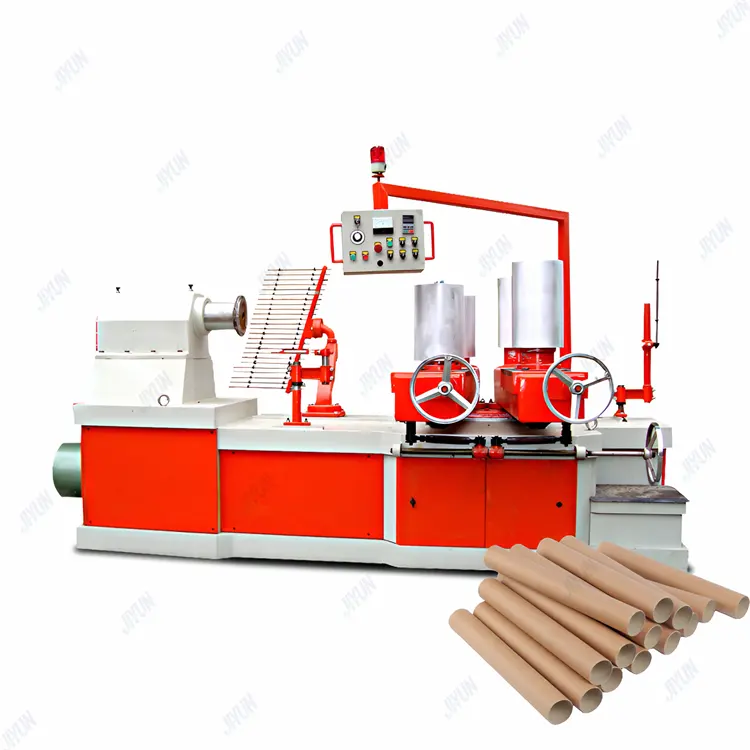 Máquina cortadora de tubos de papel automática de baja inversión, máquina de fabricación de núcleo de papel de gran tamaño de 300mm