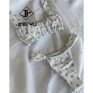 Fabricante de Bikinis, Bikini Micro Estampado de Verano de Alta Calidad, Conjunto de Traje de Baño de Nailon Reciclado Personalizado - Product Image 4