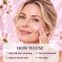 Crème Revitalisante aux Cellules Souches de Pomme Marque Blanche Anti-âge Hydratante Éclaircissante Antioxydante Protectrice