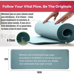 <span class=keywords><strong>Tapis</strong></span> <span class=keywords><strong>de</strong></span> <span class=keywords><strong>yoga</strong></span> ORIFLOW Y1 écologique en NBR avec logo personnalisé - Haute qualité, antidérapant, extra épais avec <span class=keywords><strong>sangle</strong></span> <span class=keywords><strong>de</strong></span> transport |   Vente en gros - Product Image 3