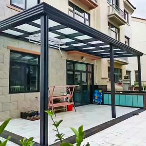 Sconto a 2 20% di <span class=keywords><strong>copertura</strong></span> per terrazza del portico appeso a parete tetto con rivestimento a baldacchino per balcone luce solare esterna - Product Image 2