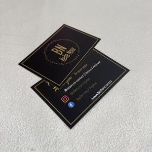 定制标志印刷全彩商务感谢明信片低最小起订量牛皮纸和铜版纸商务促销 - Product Image 5