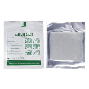 Pansement en gaze médical 10x10 cm, haute qualité, stérile, en tulle <span class=keywords><strong>gras</strong></span>, en promotion - Product Image 5