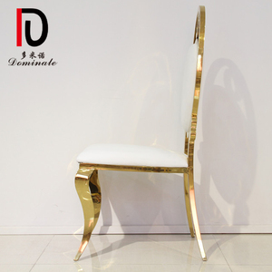 Sillas modernas de lujo para banquetes apilables de metal para bodas, eventos y decoraciones al aire libre - Product Image 4