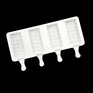 Moldes de silicona ecológicos de 4 cavidades con forma de espiral para helados, tamaño pequeño, de grado alimenticio, reutilizables, sin marca OEM/ODM - Product Image 3