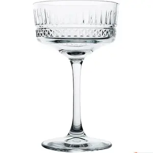 Europese Stijl Bekers Brede Mond Gesneden Champagne Schotel Creatieve Bar Cocktail Glas