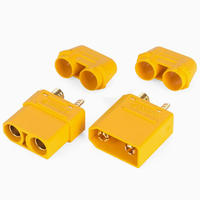 Connecteurs pré-crimés Amass XT90, bornes mâles et femelles, accessoires pour câblage de batteries au lithium, bornes en cuivre étamé