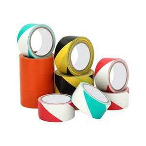 Chất lượng cao kết dính mạnh mẽ tùy chỉnh màu đỏ và màu trắng Phân định băng PVC sàn đánh dấu Băng PVC thận trọng Băng - Product Image 6