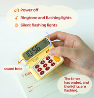 Grosir siswa kecil Pomodoro Timer Pprogrammable Mini Timer hitung mundur dapur belajar Timer