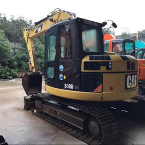 Prix bon marché Pelle hydraulique Caterpillar 308 d'occasion 8 tonnes Poids de fonctionnement Mini taille Pompe à moteur incluse Excellent état - Product Image 1