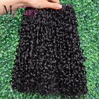 Rambut Manusia Vietnam Mentah Double Drawn SDD Pixie Curly 15A, Vendor Rambut Virgin Mentah, Ekstensi Rambut Manusia Tebal dan Rapi