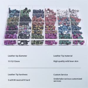 Xikuno Big Head Pool Cue cuero cabelludo resistente al desgaste multicapa pistola cabeza reemplazo accesorios de billar - Product Image 3