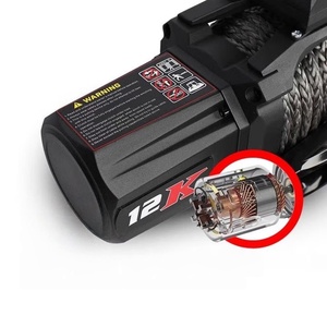 12V Electric Winch Portable Waterproof Quiet Off-Road Winch for Car Modification Universal <strong>Rescue</strong> &amp; Self-Recovery <strong>Hoist</strong> - Product Image 3