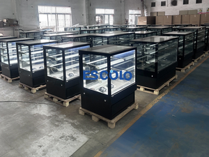 商用蛋糕展示冰箱 2 层 |   ESK-1500B1 带 LED 照明的面包店展示柜冷却器 - Product Image 6