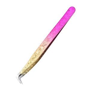 Juego de Pinzas para Pestañas Tongfei Ice Flower 1.2 de Acero Inoxidable con Punta Suave para Pestañas Postizas - Product Image 3