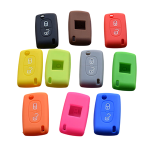 Housse de protection pour clé de voiture en silicone pour 106 107 206 207 307 Citroën C1 C2 C3 <span class=keywords><strong>C4</strong></span> XSARA <span class=keywords><strong>PICASSO</strong></span> pour Peugeot - Product Image 6