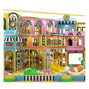 Large Mazes Slides Plastic Child Amusement Park Soft Play Center Equipment Kids Indoor Playground