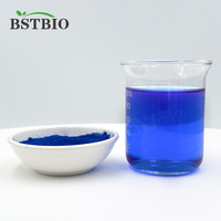 BSTBIO E3 E6 E18 E25 E40 Phycocyanine, extrait de spiruline bleue en poudre, poudre de phycocyanine biologique