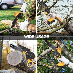 Power Man Mini Wood Cutting Machine 20V Cordless Circular <b>Saw</b> Chainsaw Chain <b>Saws</b> With 2 Battery CS03 Mini Chainsaw Chain <b>Saw</b> Pr - Product Image 3