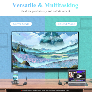 Wavlink USB <span class=keywords><strong>3</strong></span>.0/USB C <span class=keywords><strong>HDMI</strong></span> <span class=keywords><strong>DVI</strong></span>ディスプレイアダプターThunderbolt <span class=keywords><strong>3</strong></span>互換グラフィックスストリーミングコンバータ外部ラップトップストック用 - Product Image 2