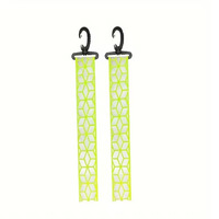 Pendentif Réfléchissant en Polyester pour Sac à Dos/Sac d'École, Accessoire de Protection Anti-Collision, Porte-clés pour Adultes et Enfants