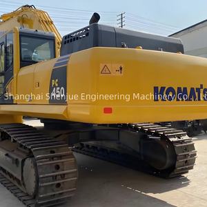 Machinerie de construction, excavatrice Komatsu d'occasion de 45 tonnes, excavatrice sur chenilles PC450-8, Komatsu d'origine japonaise 450-8 à vendre - Product Image 6