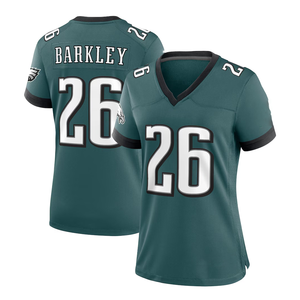 2025 Nieuwe Dames Amerikaans Voetbaluniform 1 Jalen Doet Pijn 33 Cooper Dejean 26 Saquon Barkley Philadelphia Dames Gestikte Trui - Product Image 5