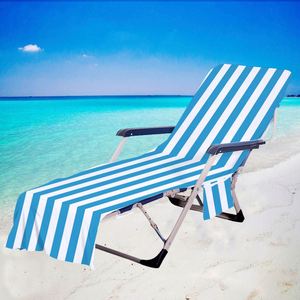 Housse de chaise de plage en gros, housse de transat, sac de rangement, serviette de plage rayée en microfibre à impression numérique 3D géométrique - Product Image 2