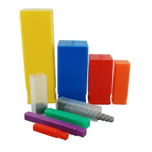 Mechanical parts plastic block tubes packaging cutting tools telescopic tube rectangular packaging