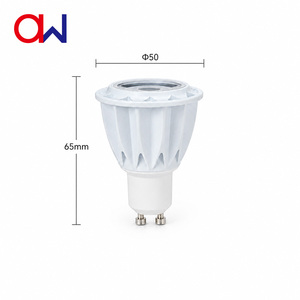 GU10 COB LED หลอดไฟสปอตไลท์ 6W ตัวเรือนโลหะหรี่แสงได้ไม่มีการกระพริบแทนที่หลอดฮาโลเจน AC220V สำหรับร้านค้าโรงแรมบ้านไฟเชิงพาณิชย์ - Product Image 6